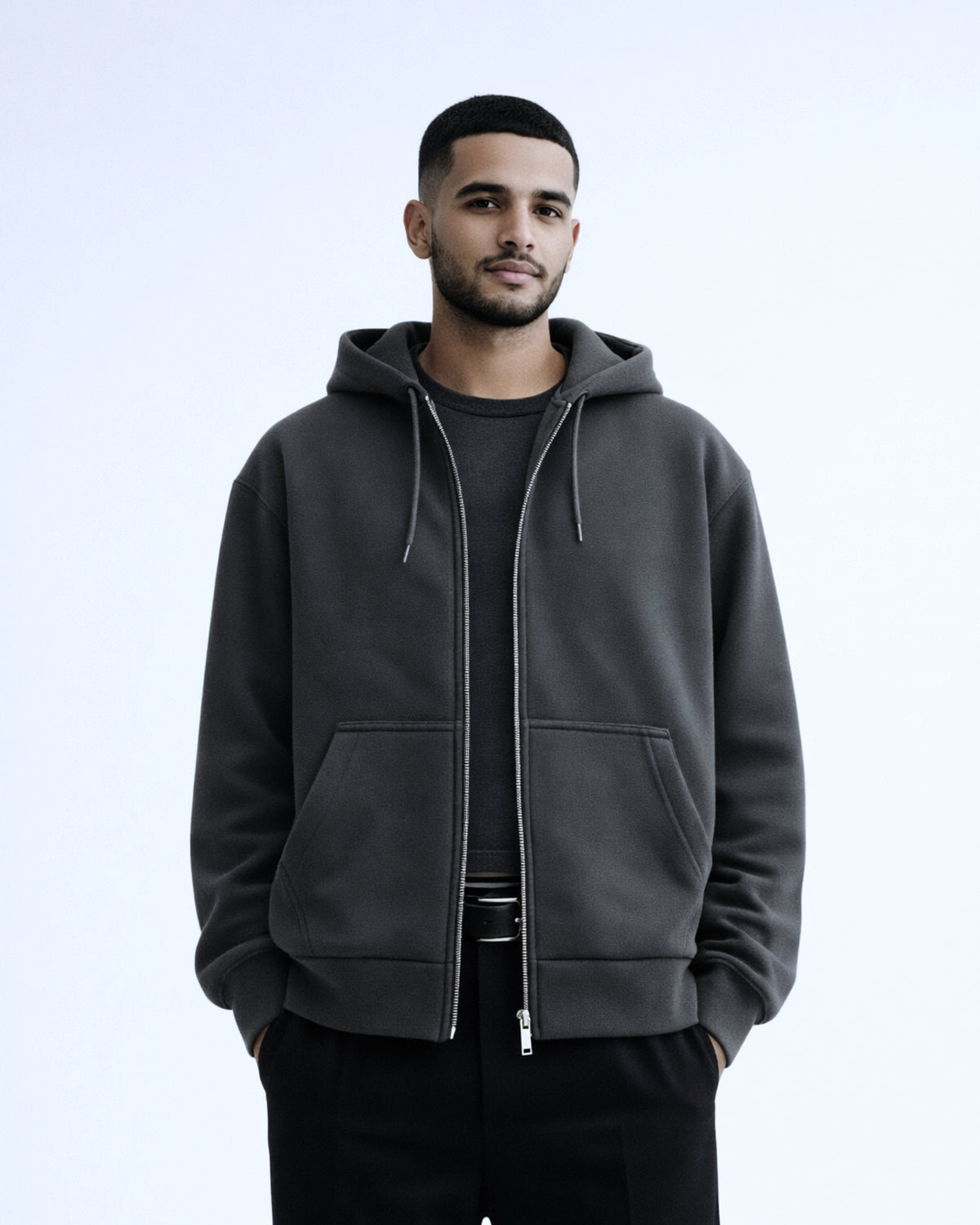 460 Statement Hood ( W/Zipper )