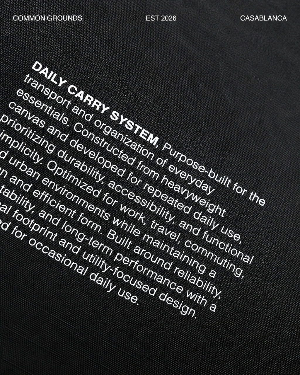 Essentials Tote - DAILY CARRY SYSTEM