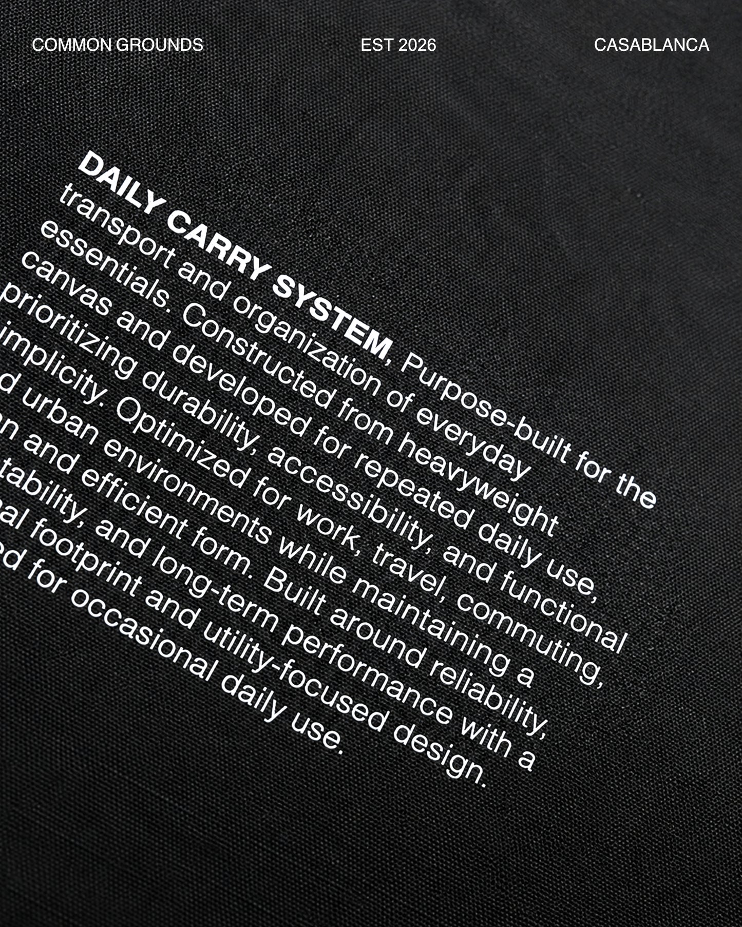 Essentials Tote - DAILY CARRY SYSTEM