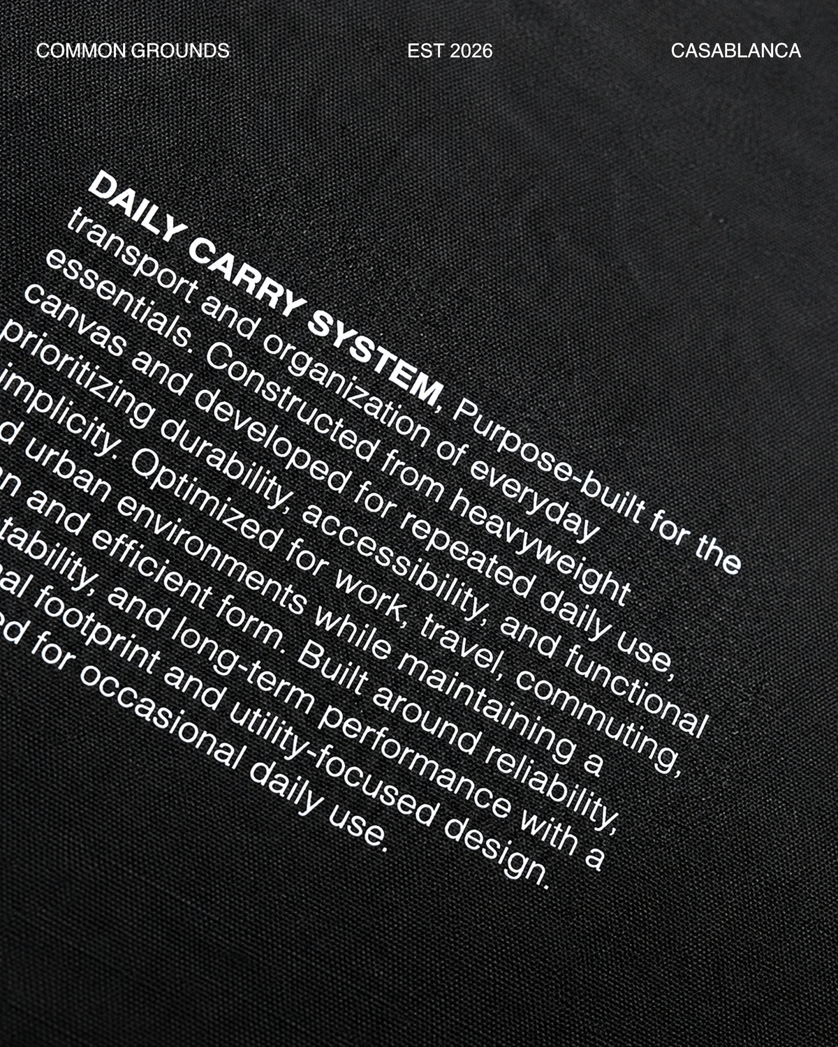 Essentials Tote - DAILY CARRY SYSTEM