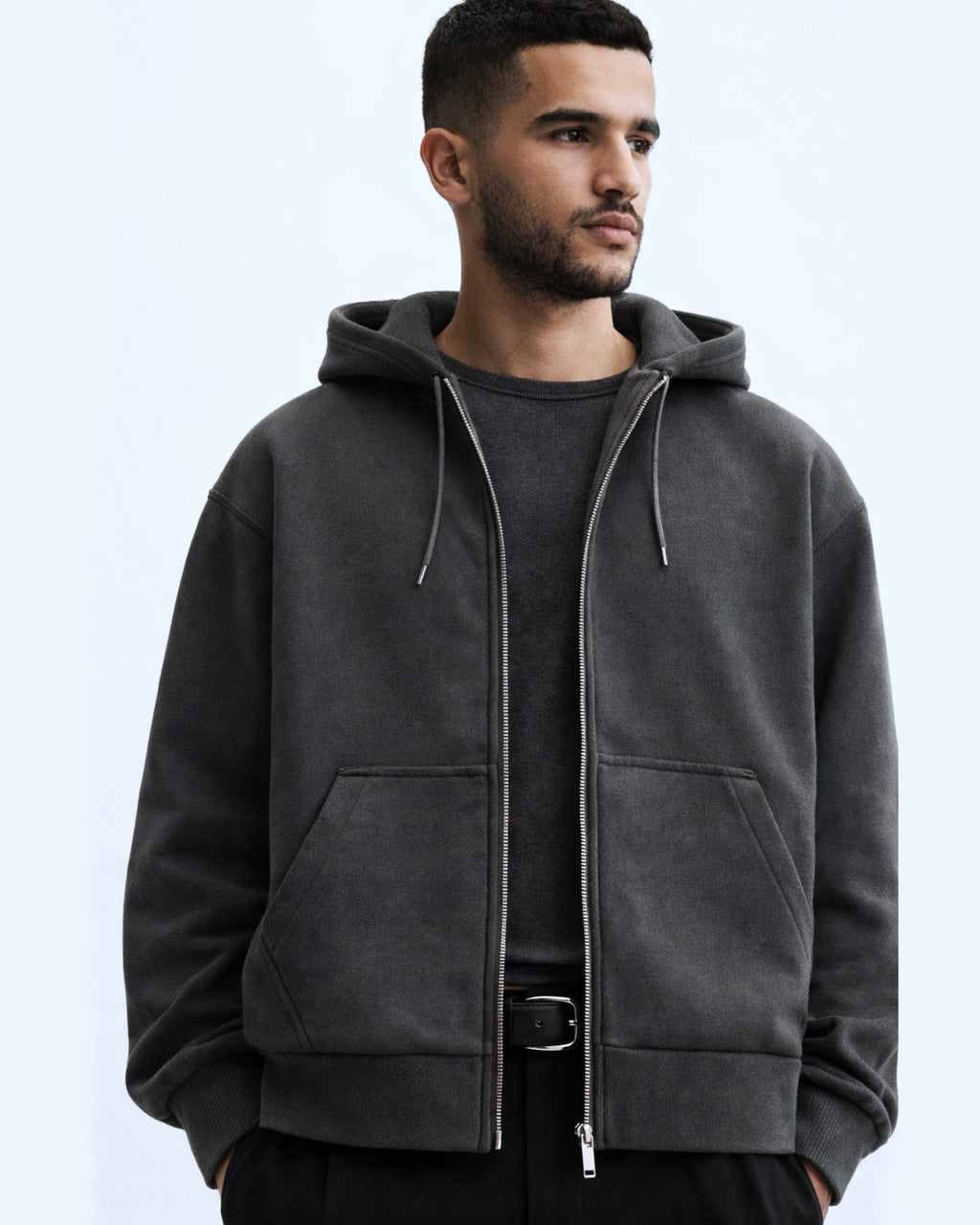 460 Statement Hood ( W/Zipper )