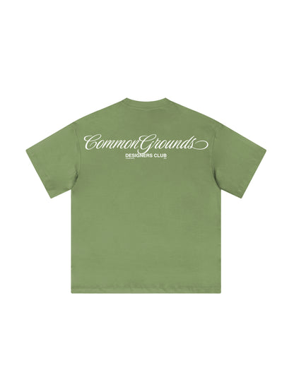 Designers Club Sage Logo Tee 320GSM