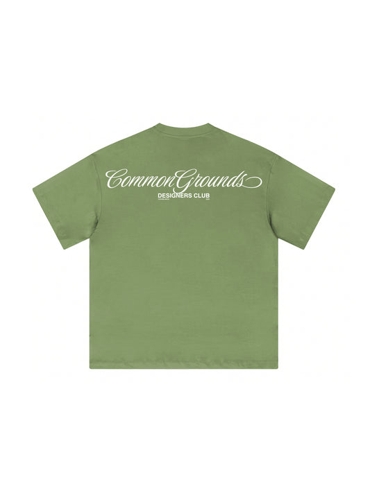 Designers Club Sage Logo Tee 320GSM