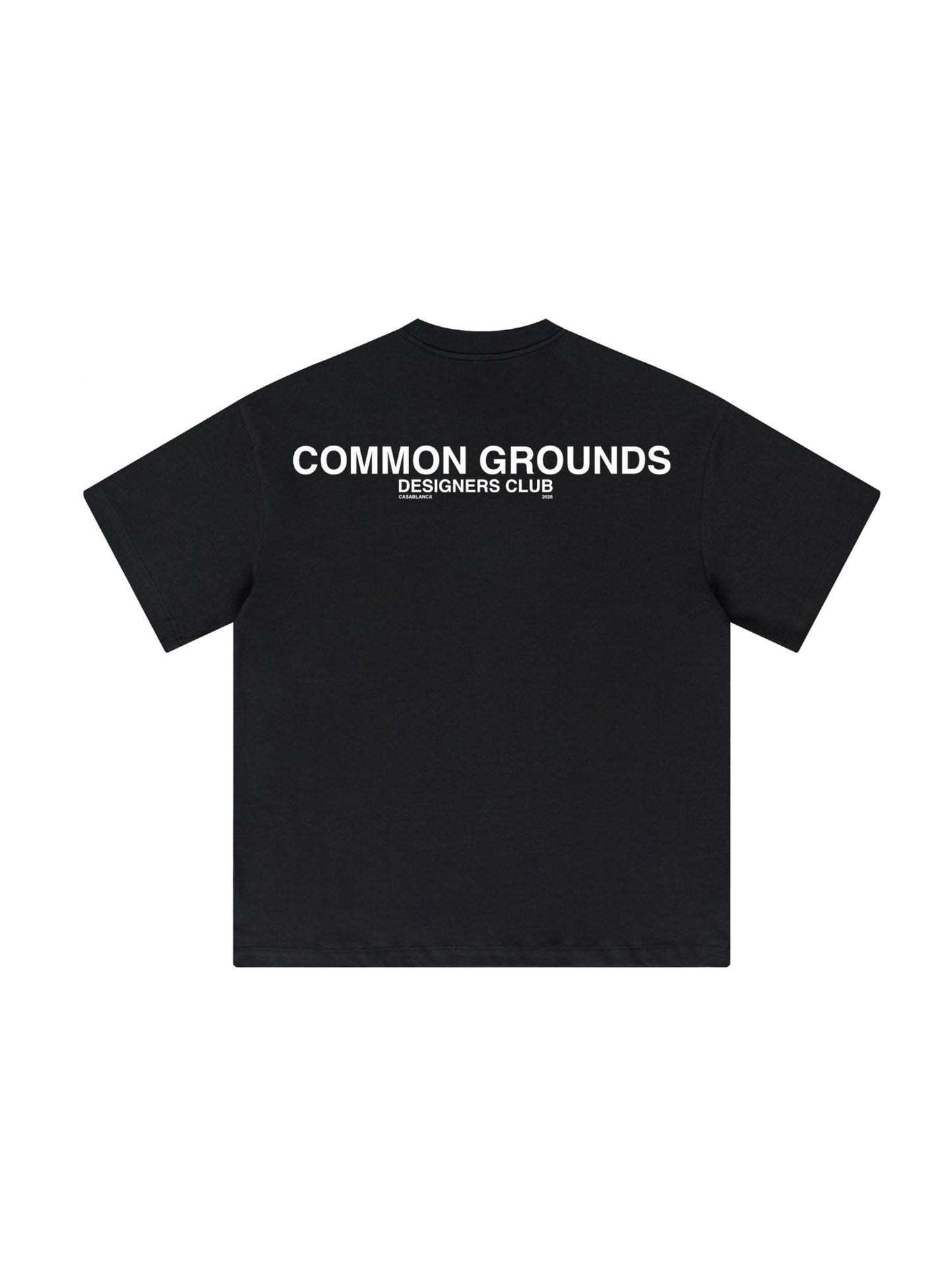Designers Club Black Logo Tee 320GSM