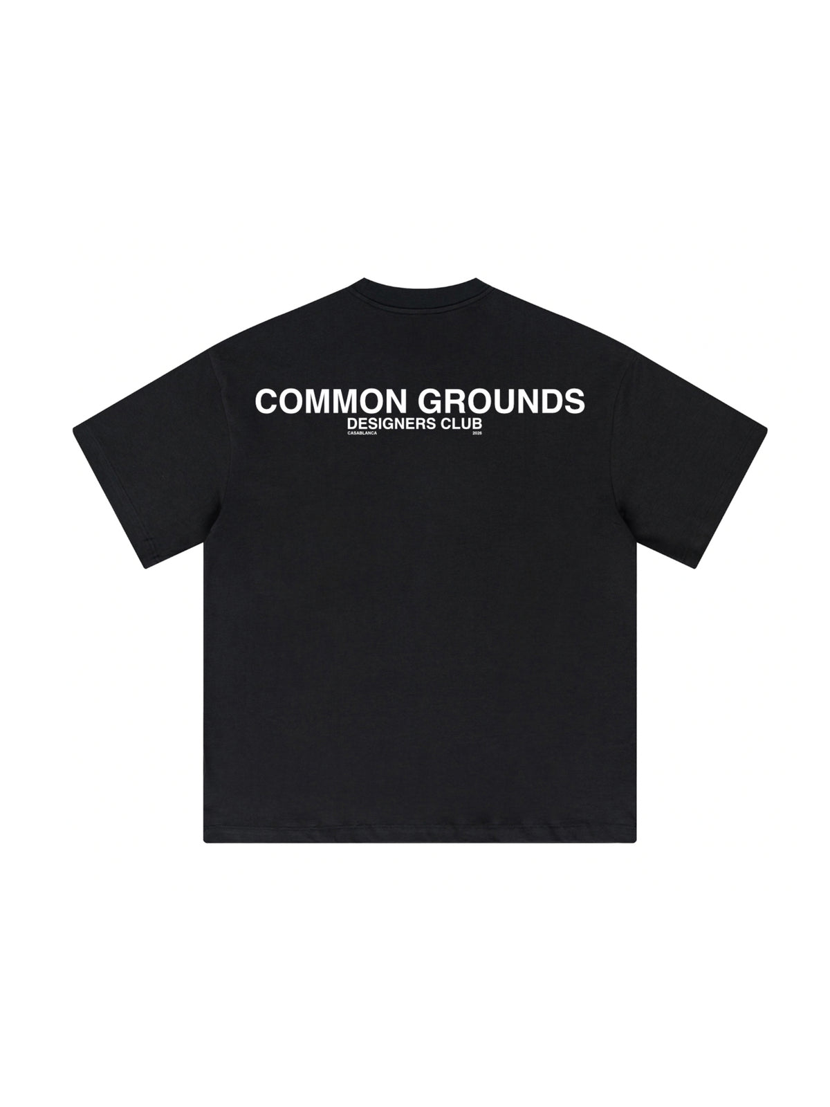 Designers Club Black Logo Tee 320GSM