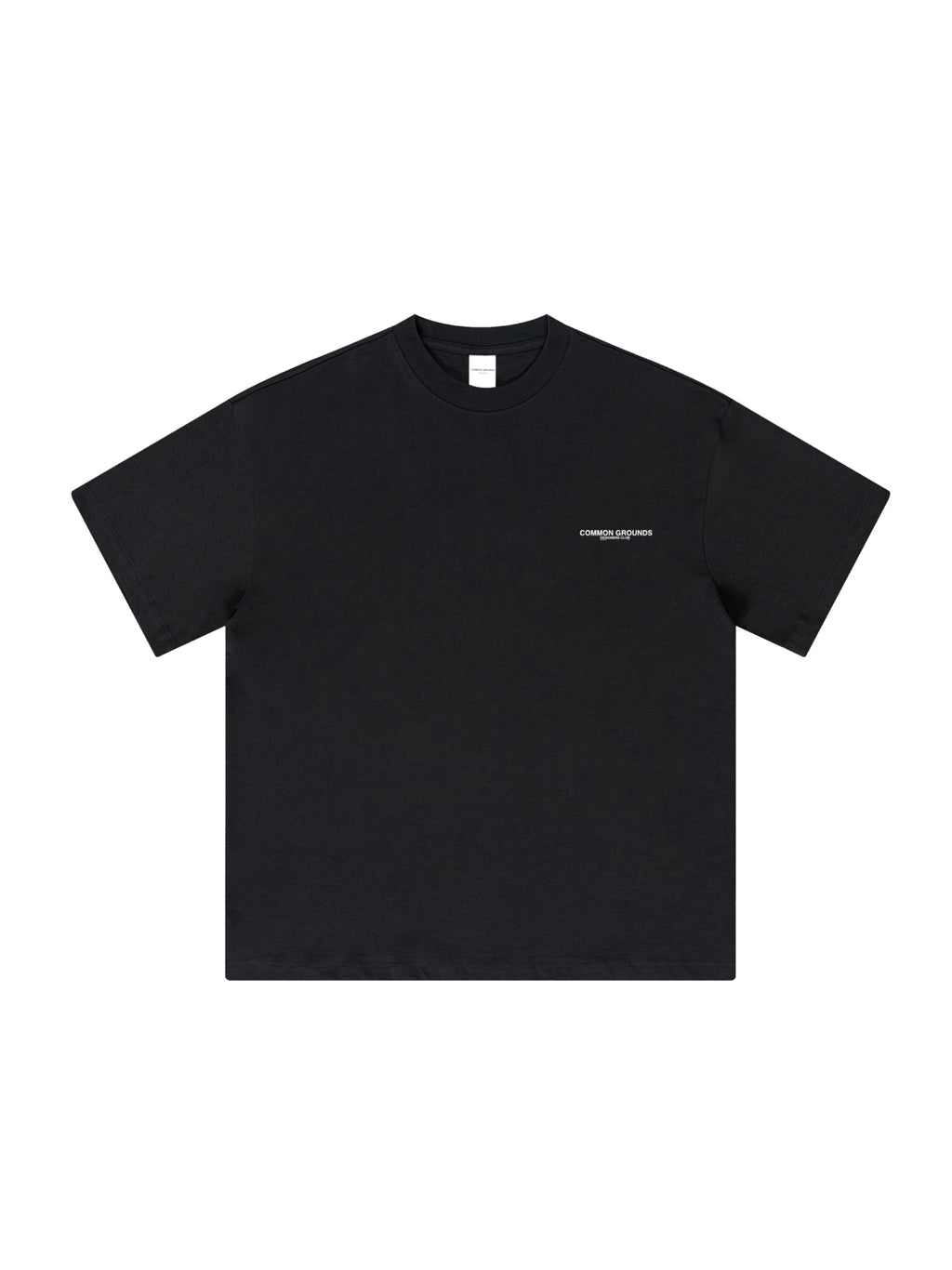 Designers Club Black Logo Tee 320GSM