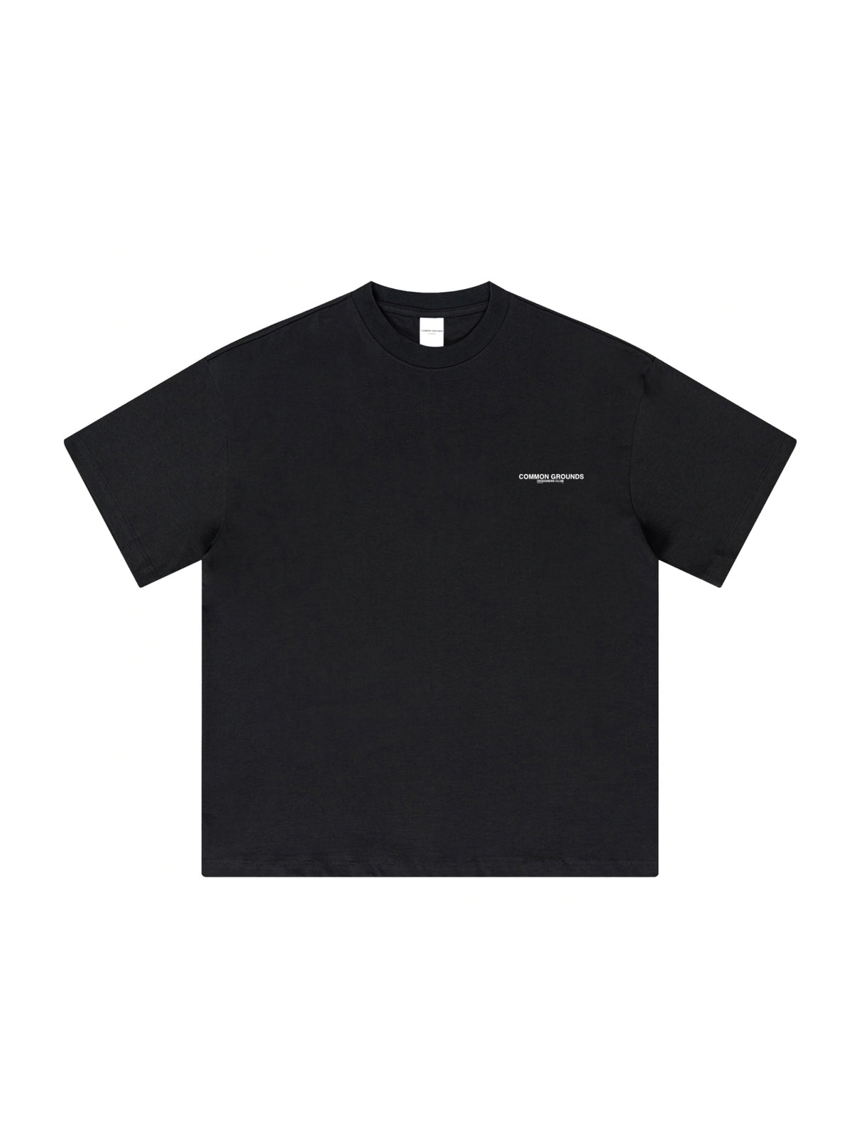 Designers Club Black Logo Tee 320GSM