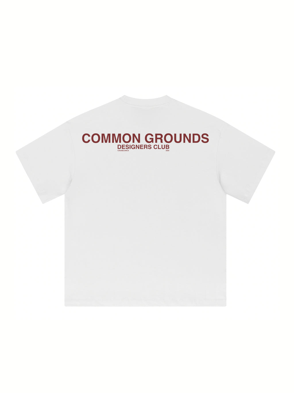 Designers Club White Logo Tee 320GSM