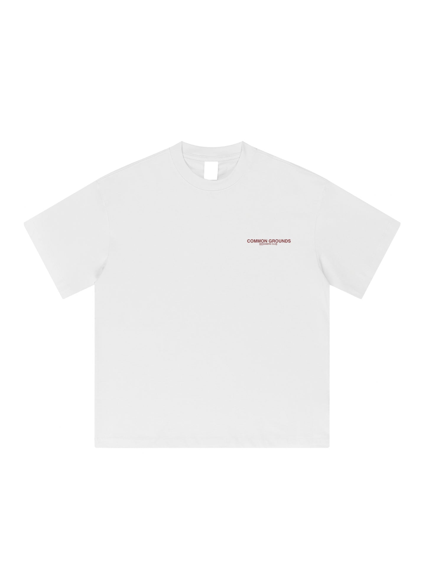 Designers Club White Logo Tee 320GSM